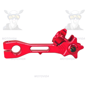 Lever de freno aluminio doble rojo