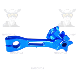 lever de freno aluminio doble azul
