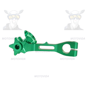 Lever de freno aluminio doble verde