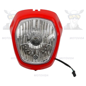 Carena con foco Honda Navi rojo