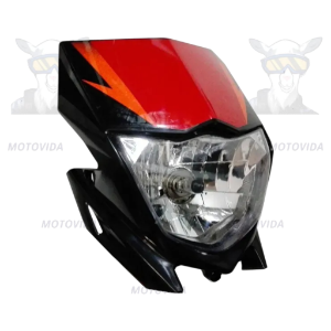 Carena con foco XTZ125/RTZ150 negro