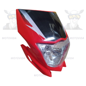 Carena con foco XTZ125/RTZ150 roja