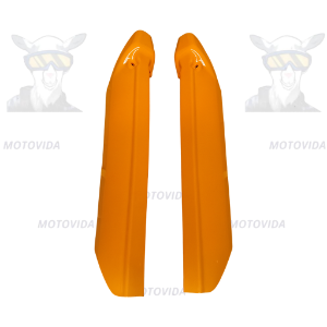 Protectores de barra supermoto naranja