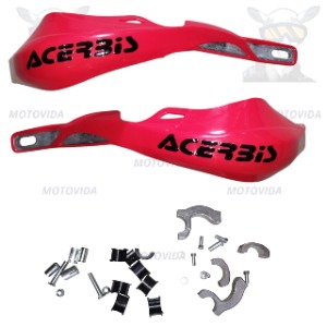 Protector de mano metal acerviz rojo