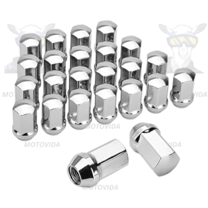 Tuercas y cubo para rin de lujo mototaxi aet 12 pcs