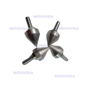 Tornillo placa con punta cromado