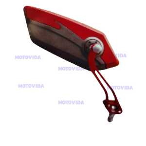 Kit de espejos 5 lados pata metal rojo