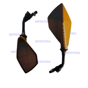 Kit de espejos armadillo dorado