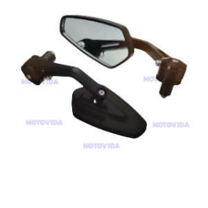 Kit de espejos para timon triangulares negro