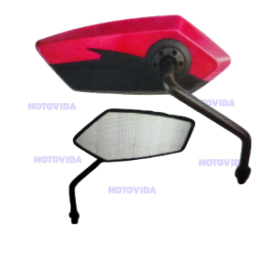 Kit de espejos 5 lados m007 rojo