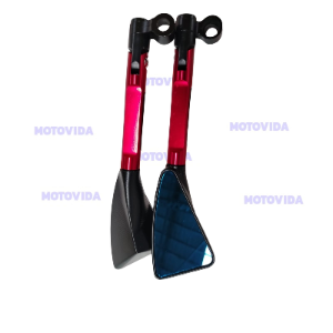 Kit de espejos racing rojo