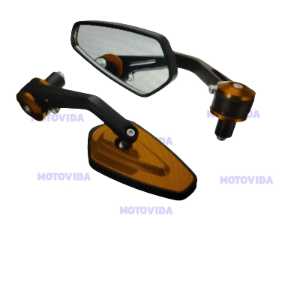 Kit de espejos para timon triangulares dorado