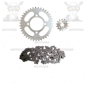 Kit de traccion YBR/FT125/150Z/CR1 39T