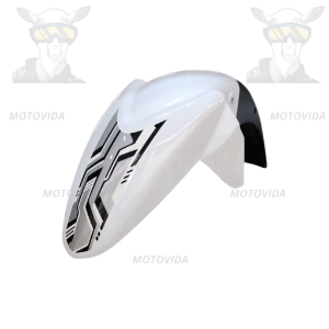 Guardafango delantero Tvs apache blanco