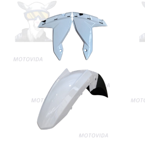 Guardafango delantero tvs apache RTR200 blanco