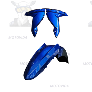 Guardafango del tvs apache RTR200 azul
