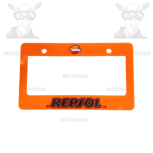 Porta placa plastico Repsol