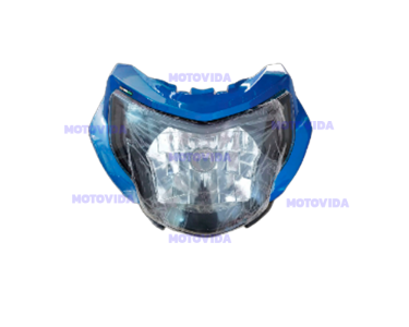 Carena con foco tvs apache rtr200 azul